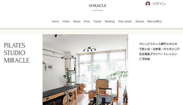 PILATES STUDIO MIRACLE_トップ画像