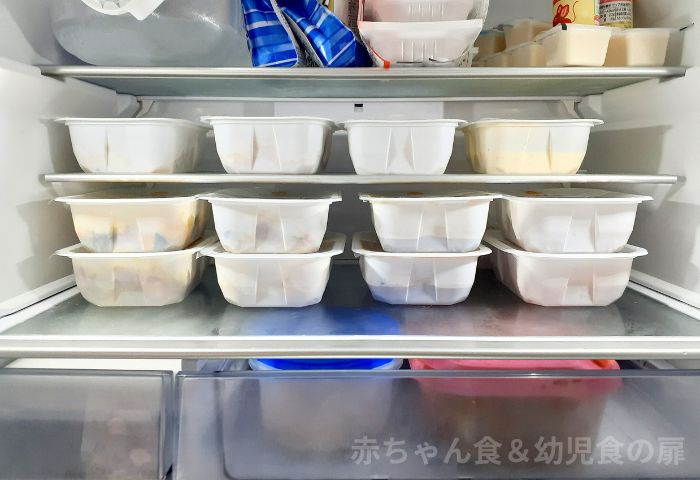 つくりおき.jpの冷蔵庫収納画像